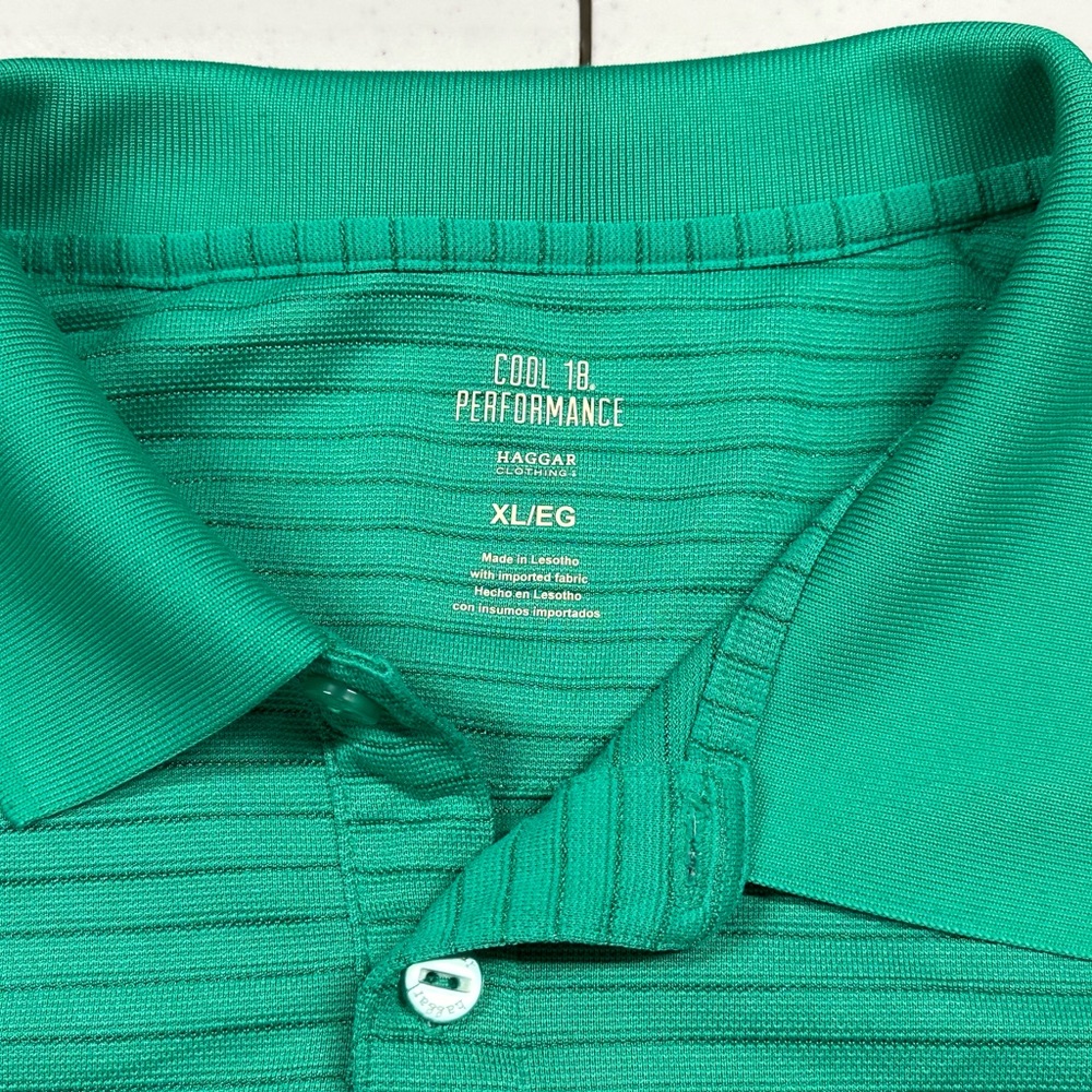 Haggar Cool 18 Moisture Wicking Golf Polo Shirt